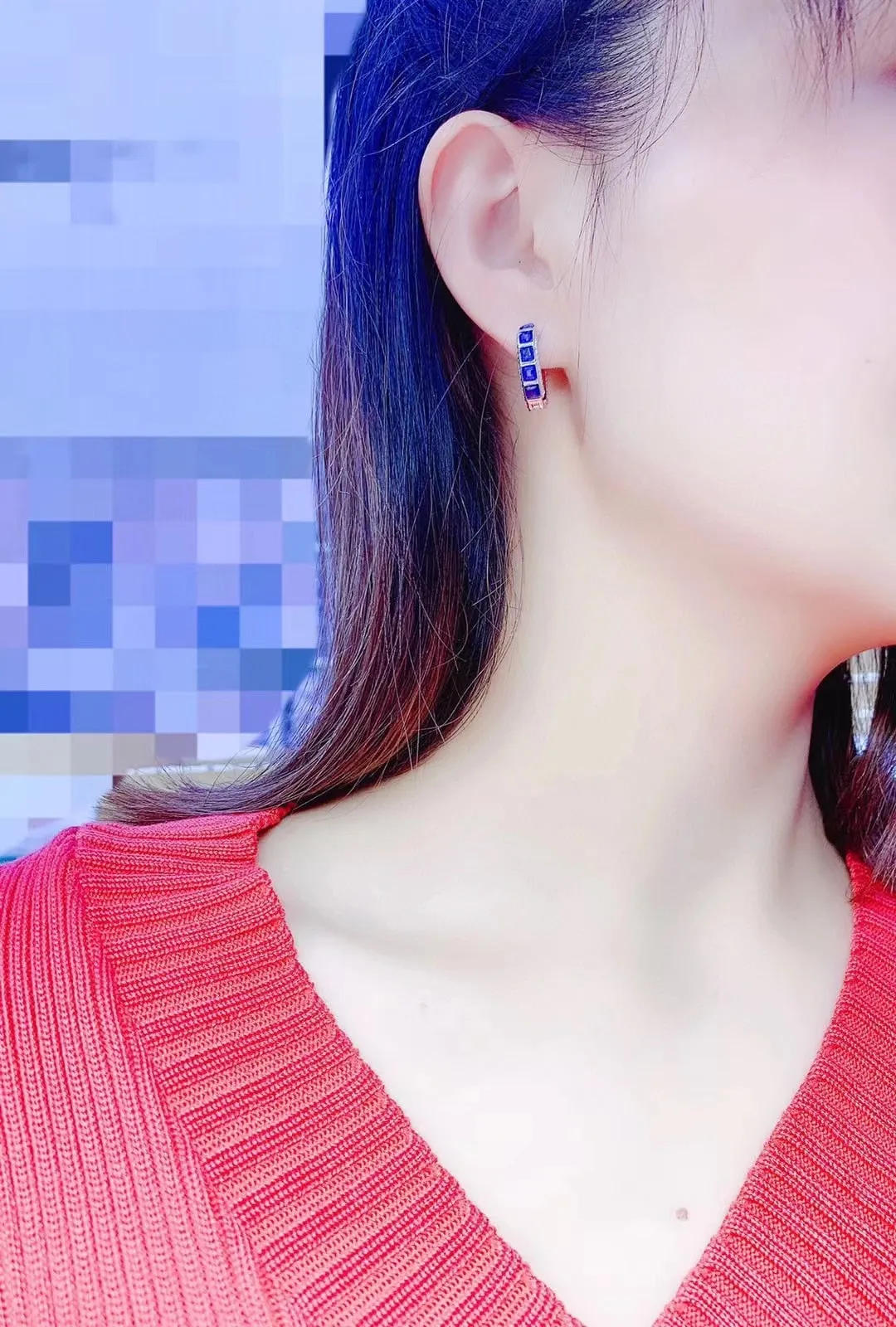 0.12ct Sapphire Earrings