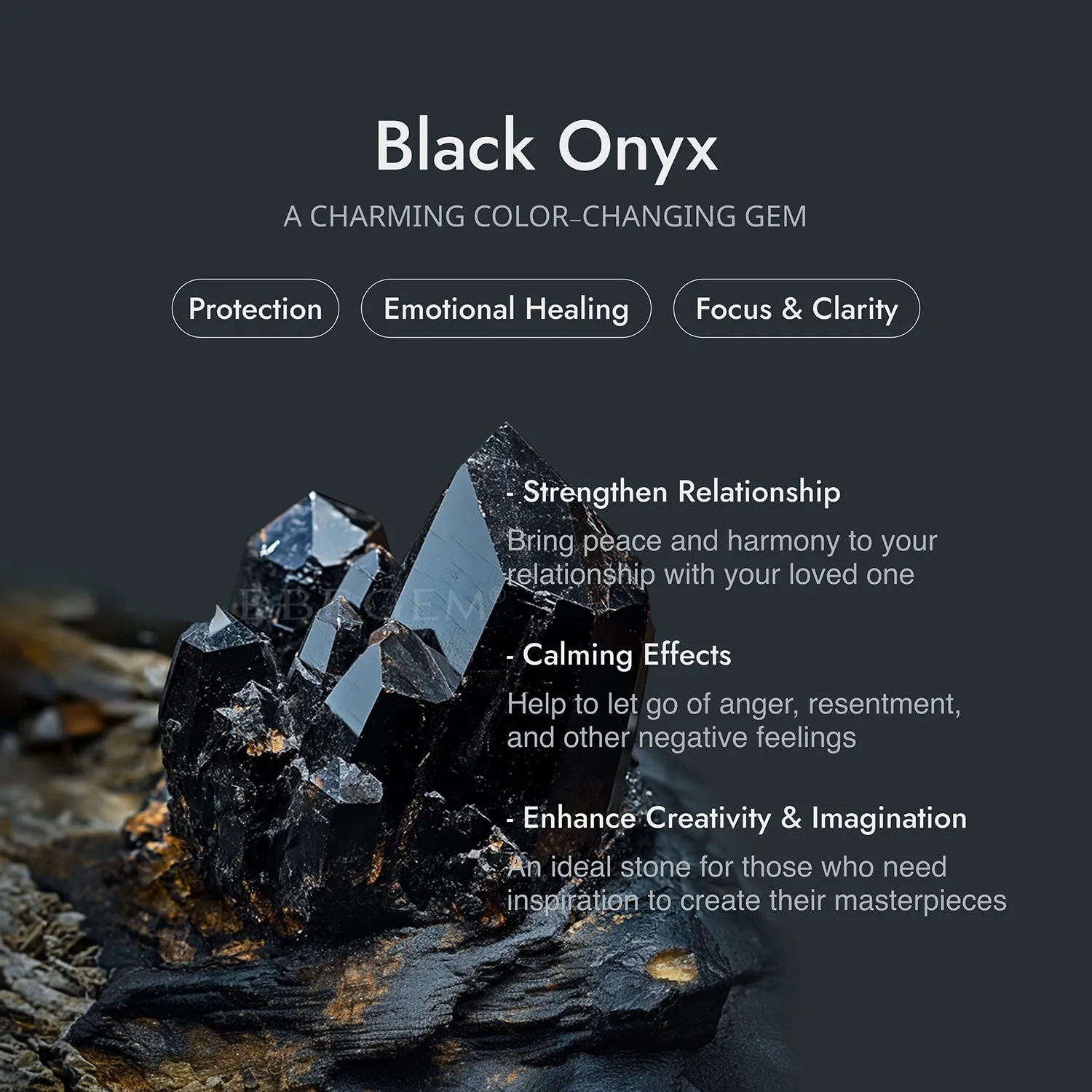 10k Gold Black Onyx Engagement Ring Hexagon Cut Wedding Ring