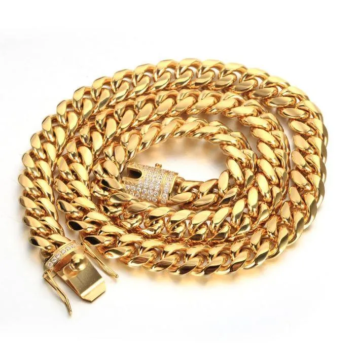 12 MM GOLD CUBAN CHAIN