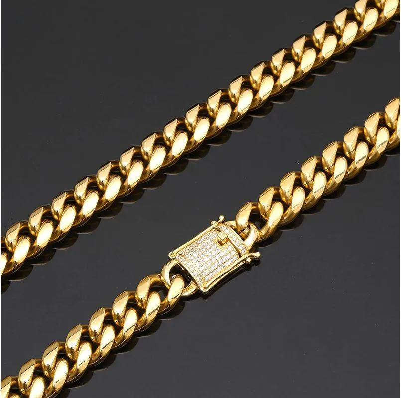 12 MM GOLD CUBAN CHAIN