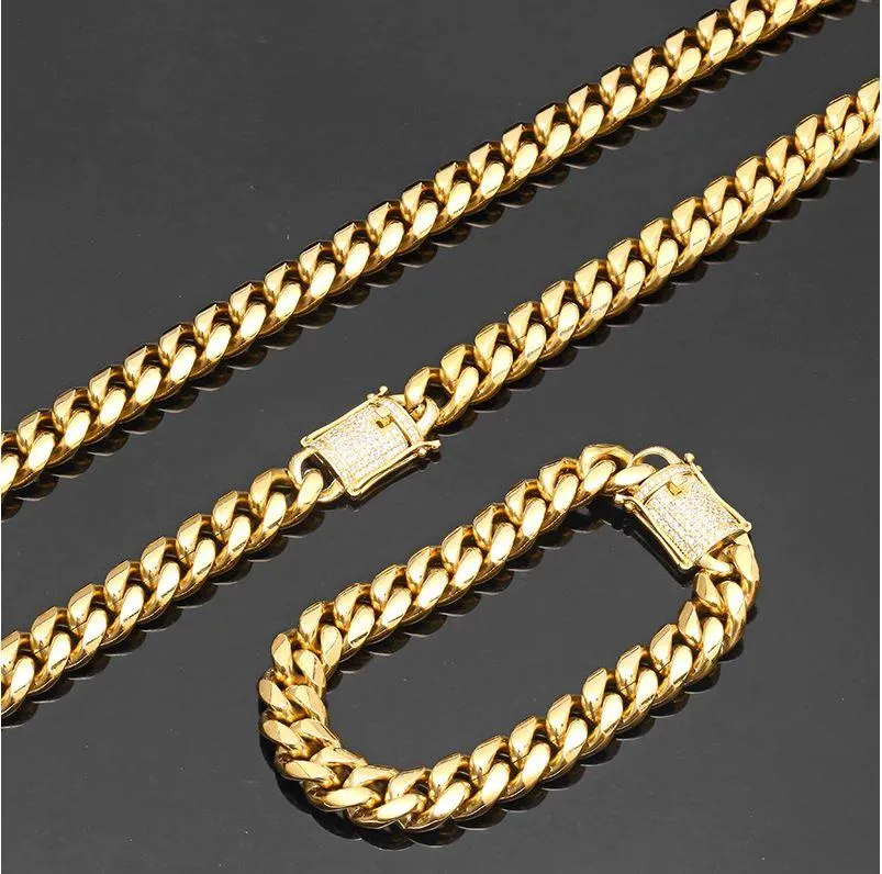 12 MM GOLD CUBAN CHAIN