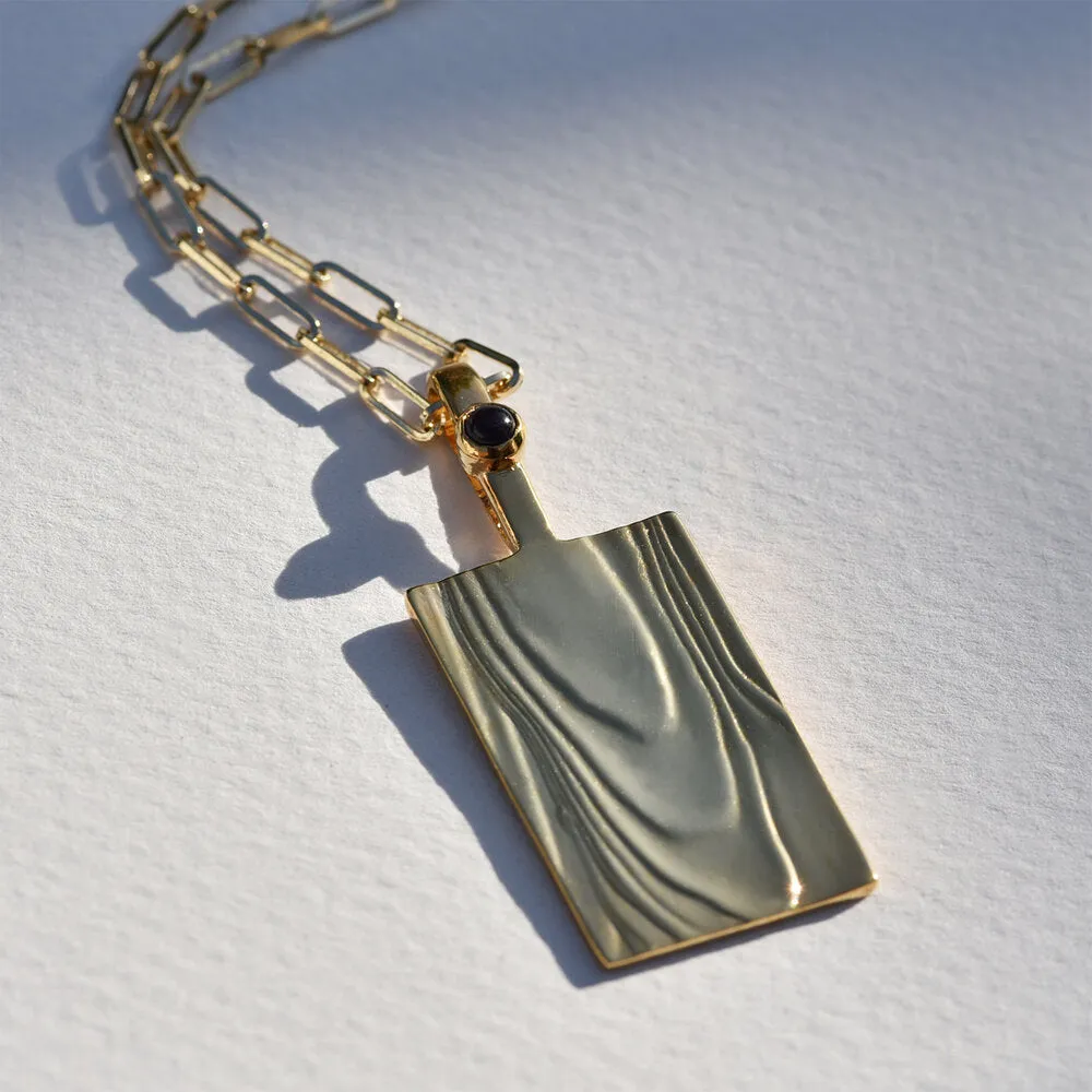 14k Gold Erte Pendant