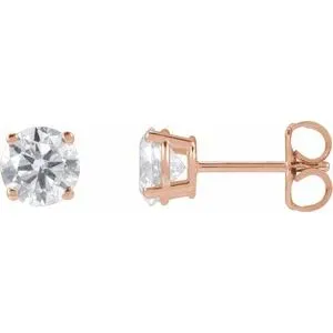 14K Yellow 1/3 CTW Lab-Grown Diamond Stud Earrings