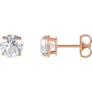 14K Yellow 1/3 CTW Lab-Grown Diamond Stud Earrings