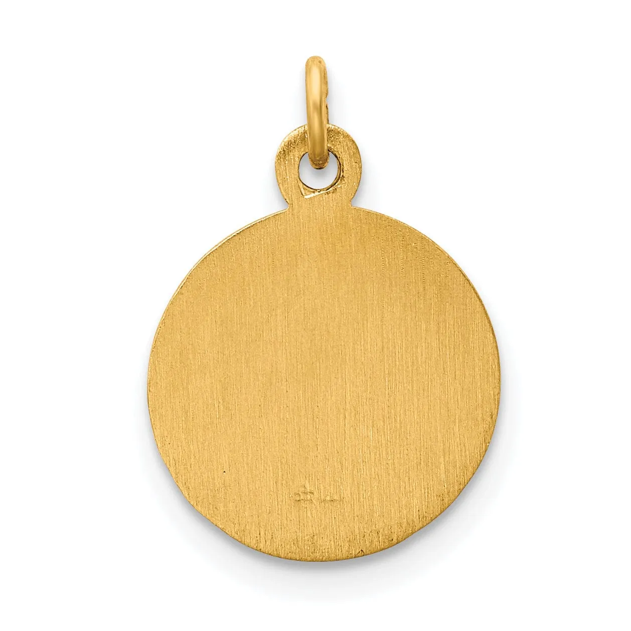 14k Yellow Gold Infant of Prague Medal Pendant