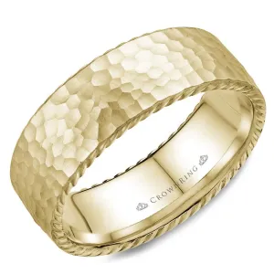 14K Yellow Gold Men's Band