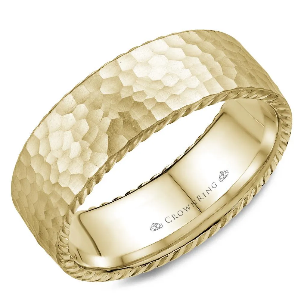 14K Yellow Gold Men's Band
