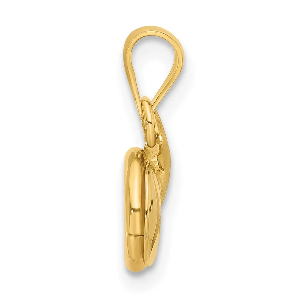 14k Yellow Gold Star Pendant