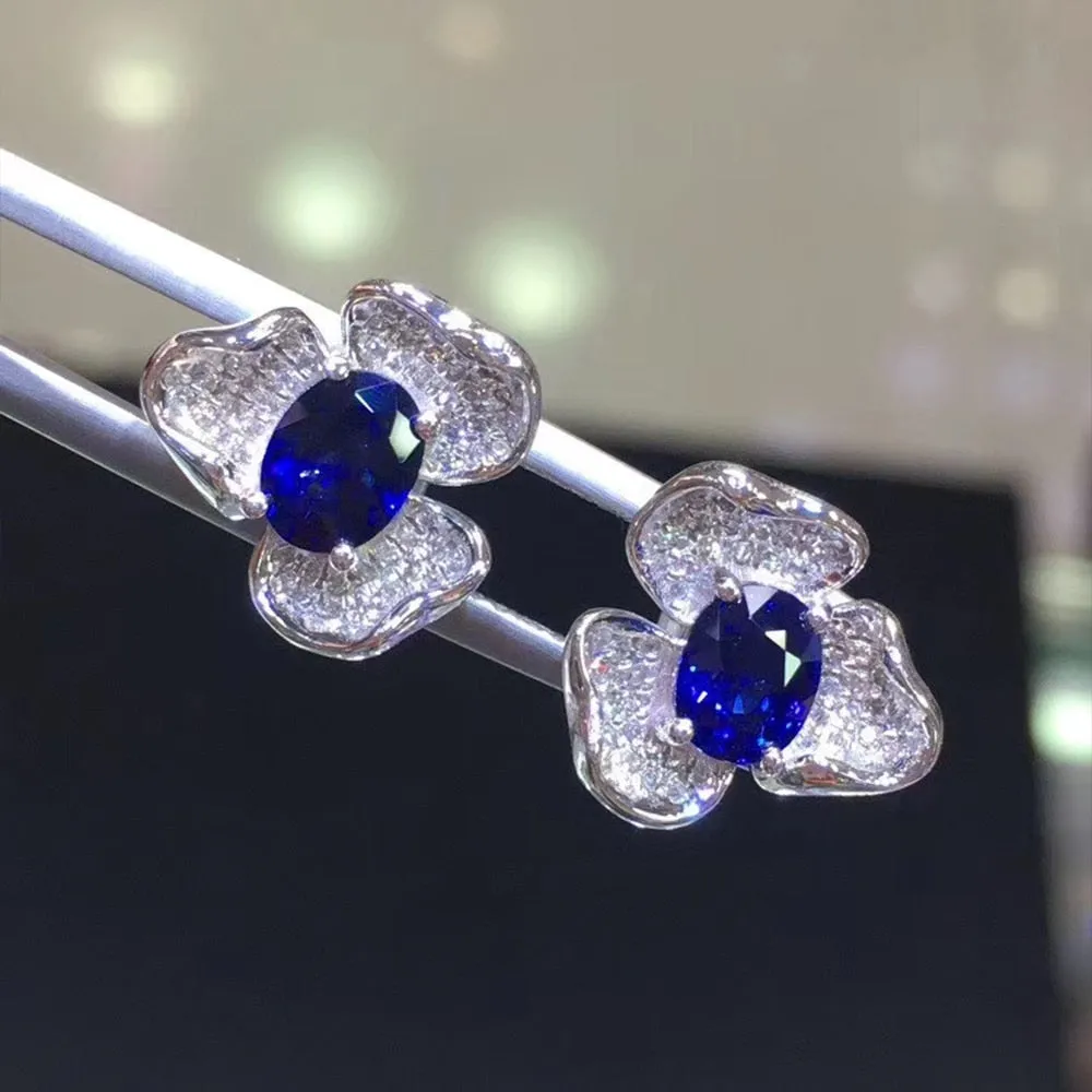 1.5ct Sapphire Earrings
