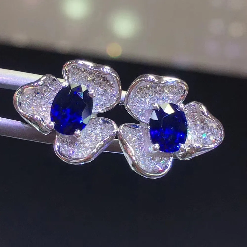 1.5ct Sapphire Earrings