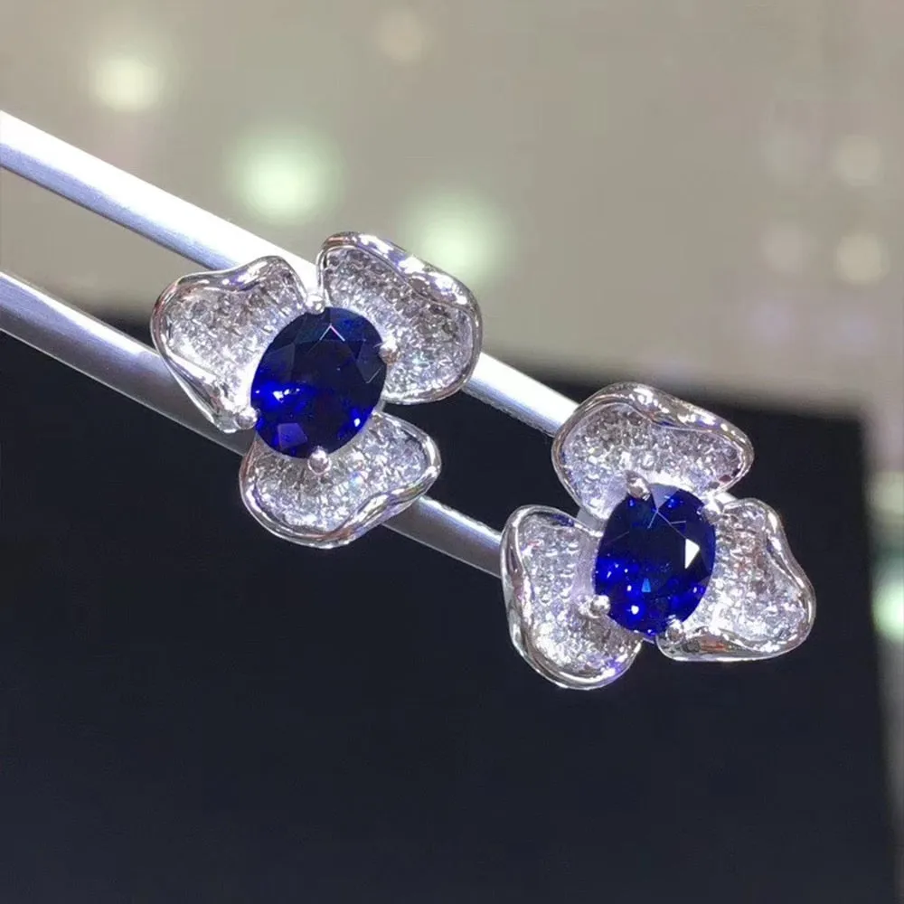 1.5ct Sapphire Earrings