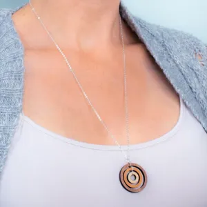 16 inch Curved Chevron Necklace