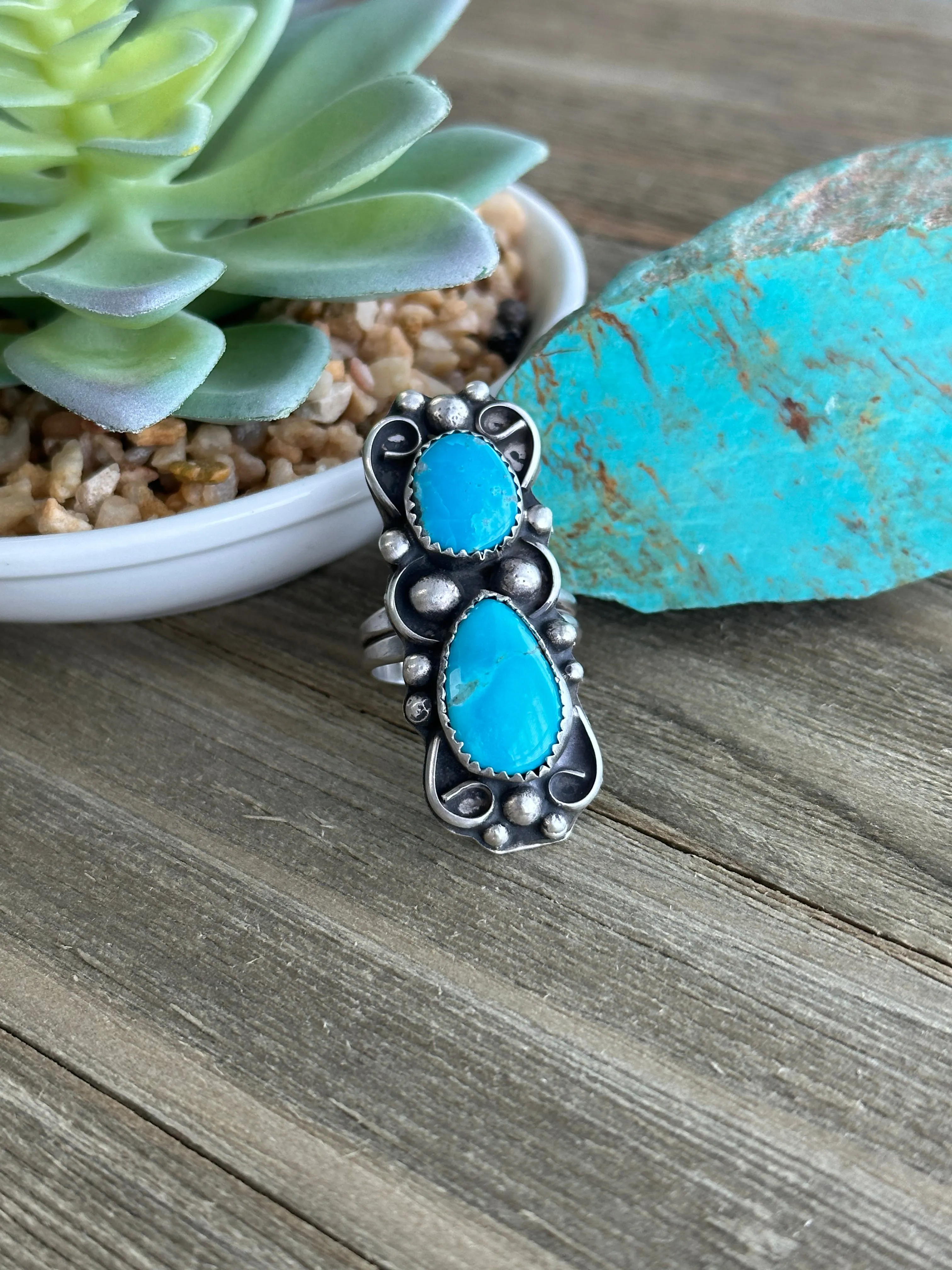 2 Stone Oval Ring