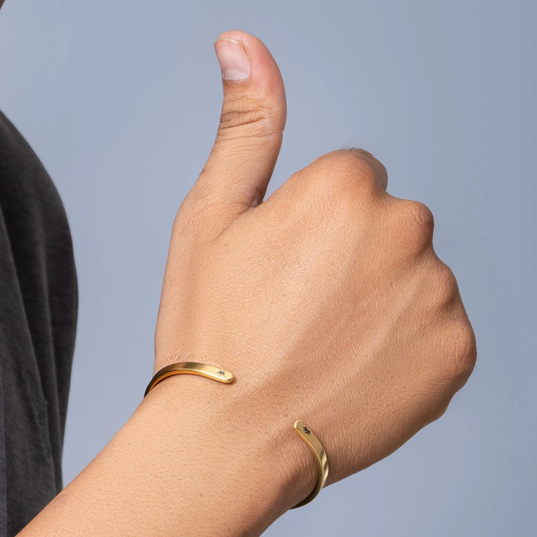 4mm width Gold Color Bracelets with Your Customized text and Adjustable Size