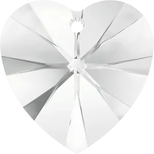 6228 Swarovski XILION Heart Pendants, Crystal (001)