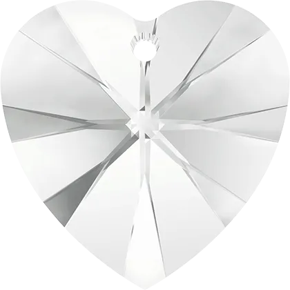 6228 Swarovski XILION Heart Pendants, Crystal (001)