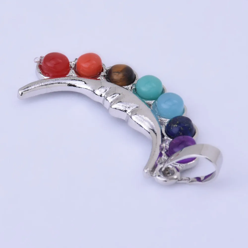 7 Chakras Orgone Crystal Healing Energy Pendant Buda Yoga Amulet Therapy Jewelry 1PCS