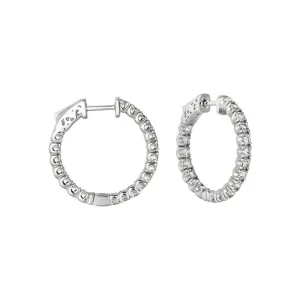 7 POINTER DIAMOND HOOP EARRINGS 14K GOLD (2.75 CTW)4619.30