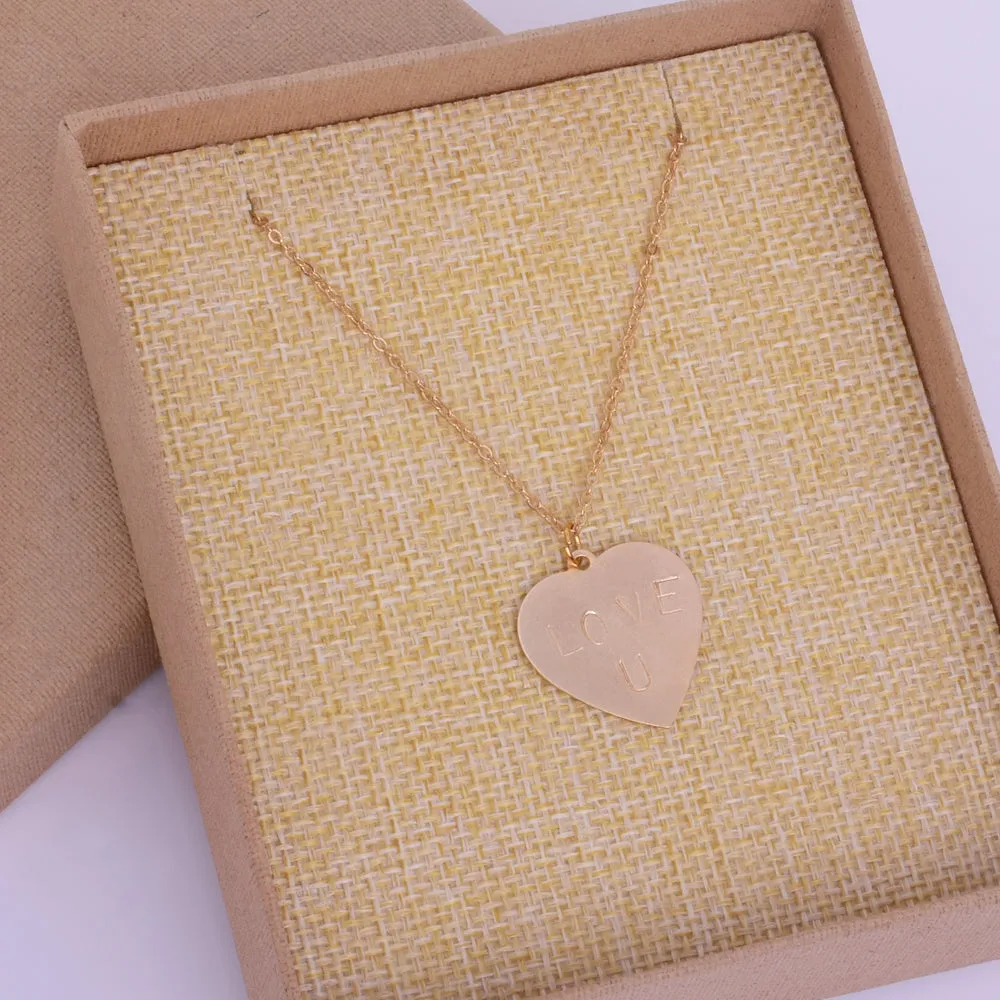 About 23mm tibetara® Heart Stamping Blanks Brass Stamping Tags hand stamping blanks Necklace Pendants charms bracelet plated gold 20pcs