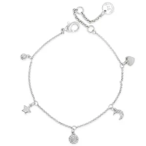 Absolute Moon & Star Bracelet - Silver