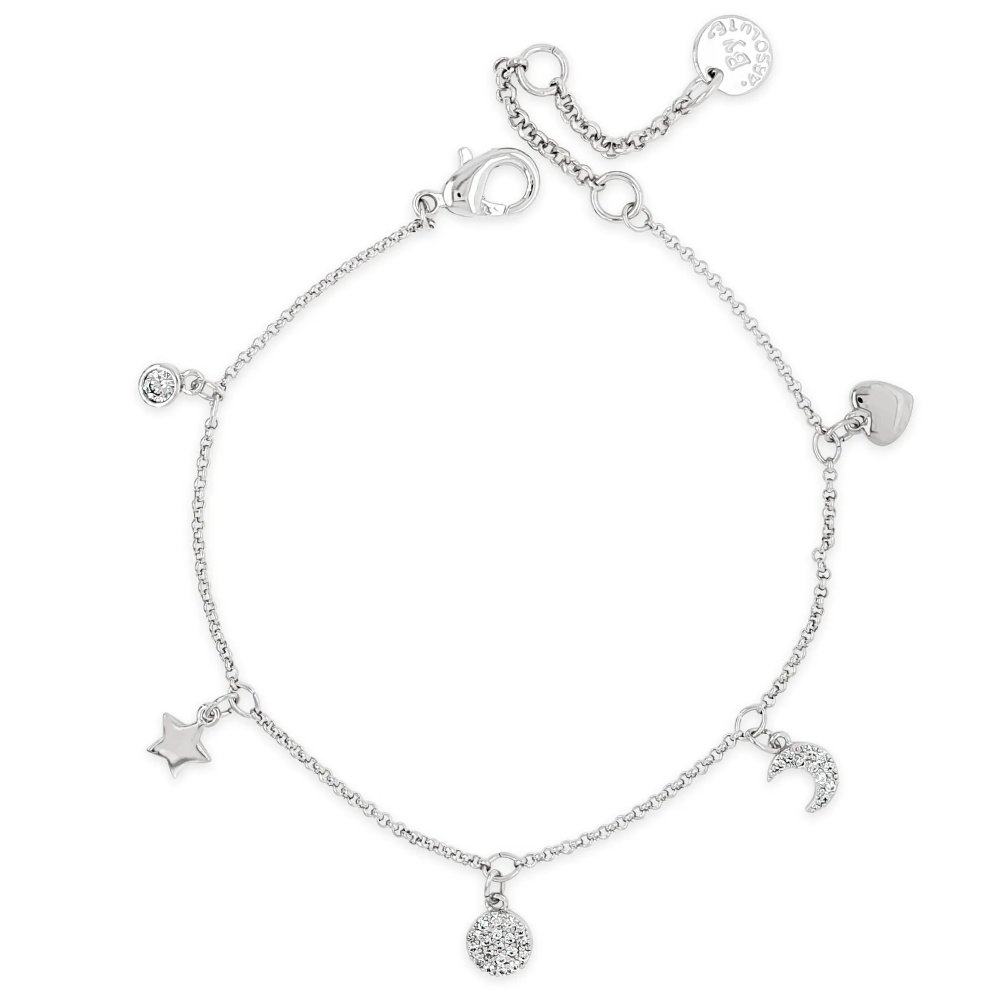 Absolute Moon & Star Bracelet - Silver