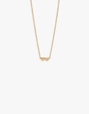 Always By Your Side Necklace - 18K Gold Vermeil