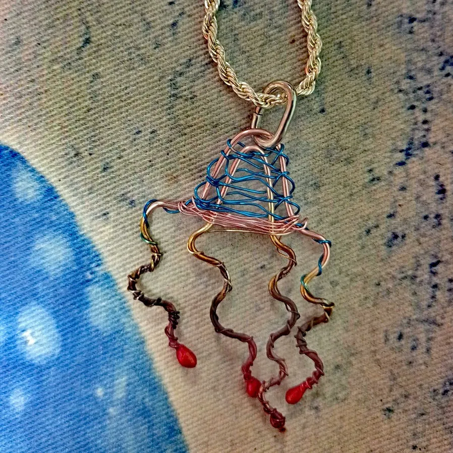 Aly de Groot Jellyfish Silver Necklace