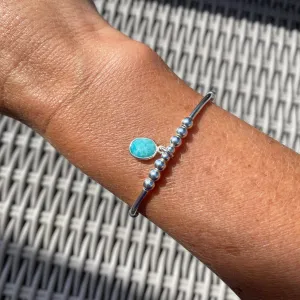Amazonite Silver Bracelet