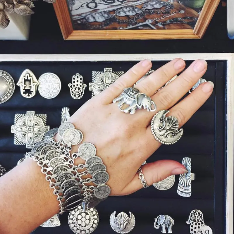 Anatolian Boho Ring - "Seashell"