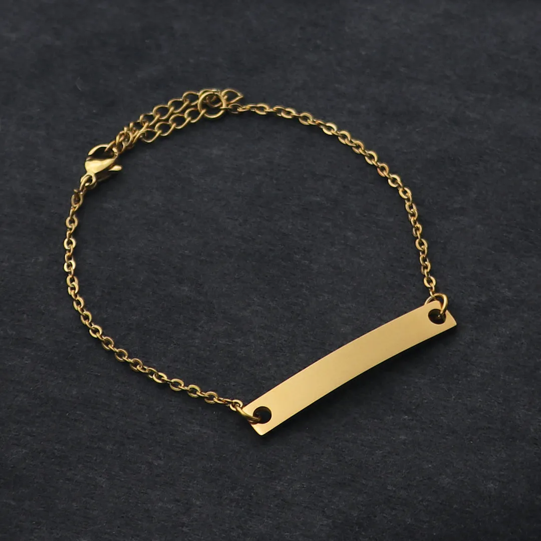 Anchor Chain Stainless Steel 3 colors Bracelets for Women