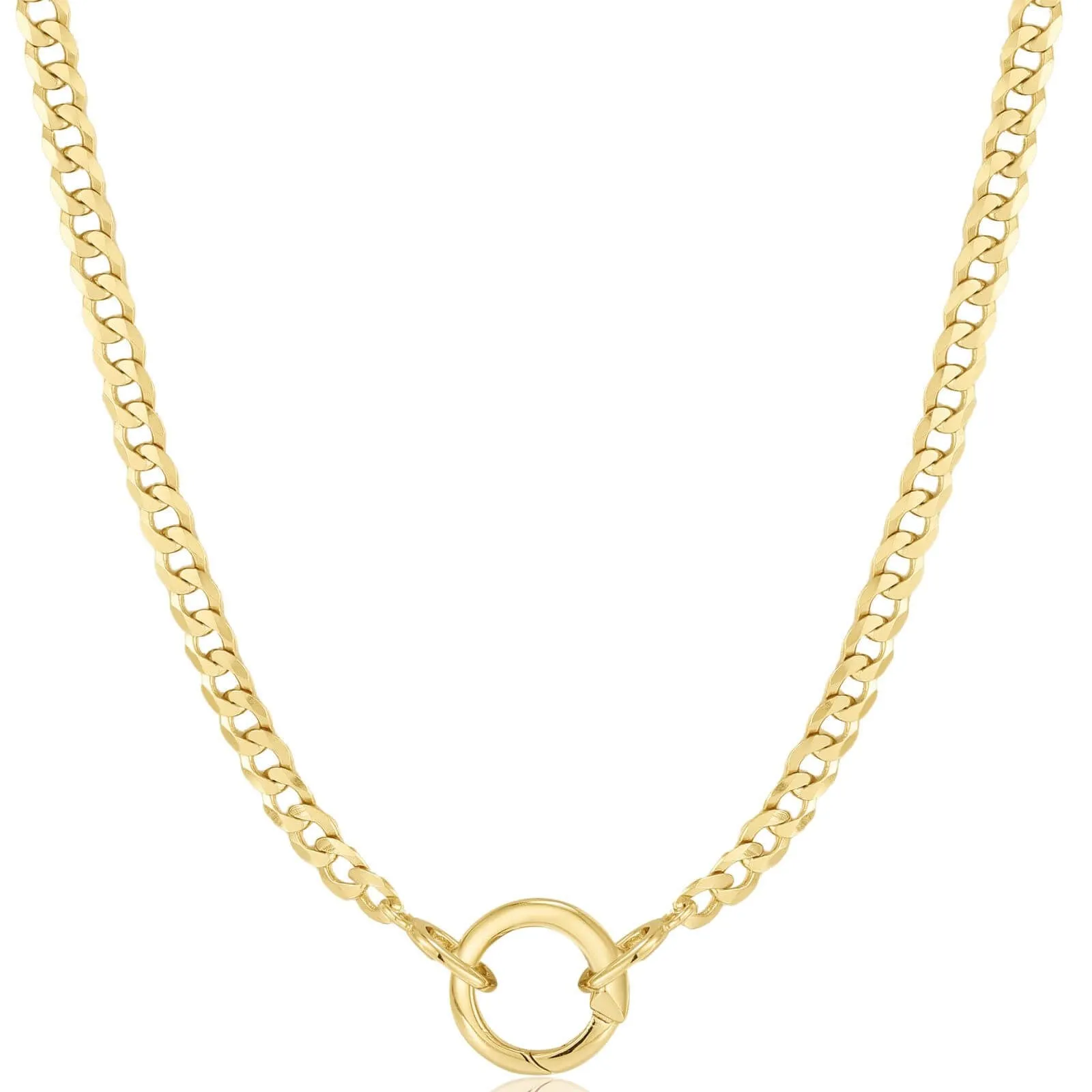 Ania Haie Pop Charms Gold Curb Chain Charm Connector Necklace