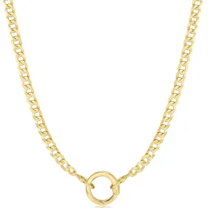 Ania Haie Pop Charms Gold Curb Chain Charm Connector Necklace