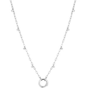 Ania Haie Pop Charms Silver Shimmer Chain Charm Necklace