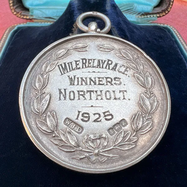 Antique Art Deco Royal Air Force Track Medal, 1925