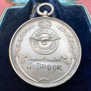 Antique Art Deco Royal Air Force Track Medal, 1925
