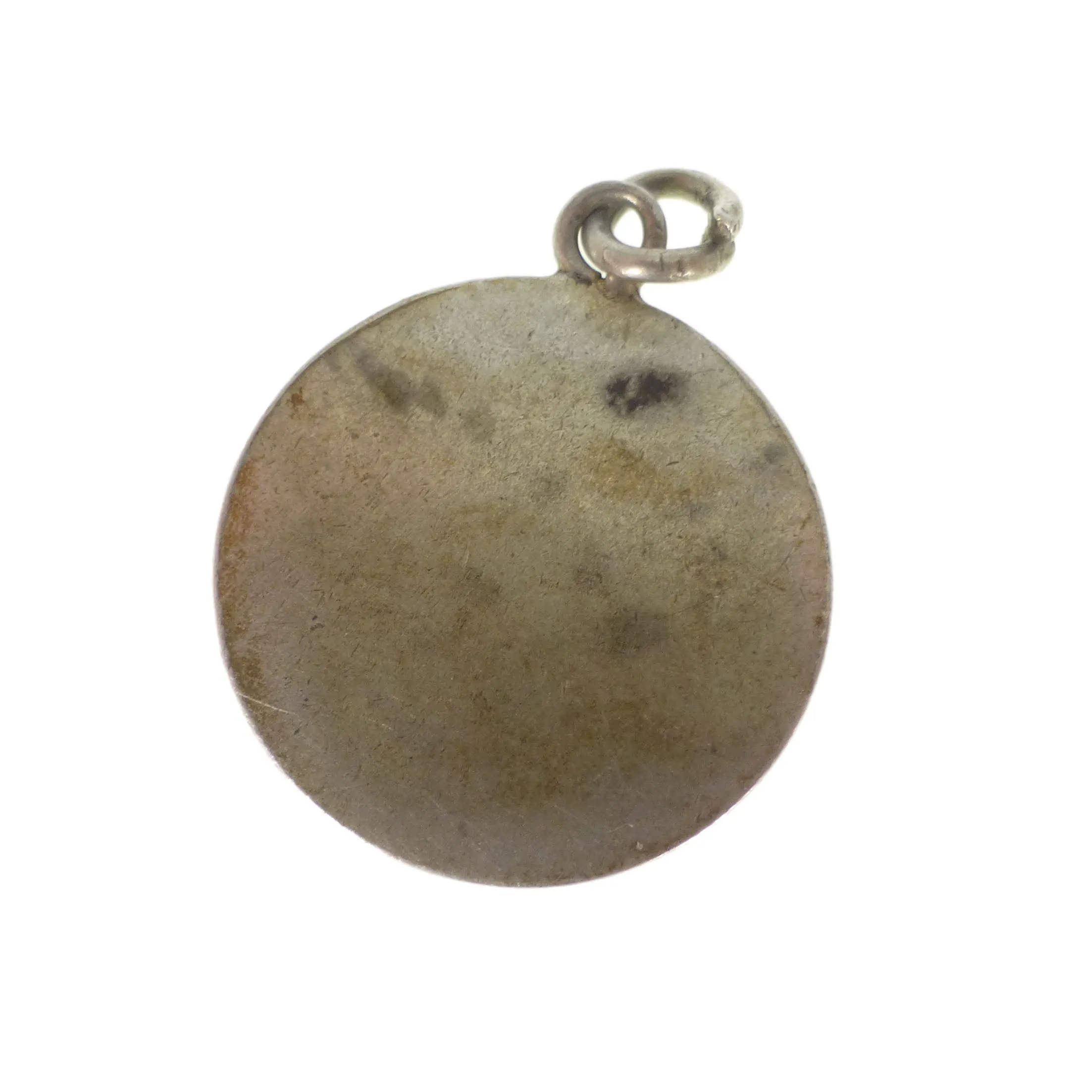 Antique 'This Be Your Lucky Star' Red Enamel Talisman Charm