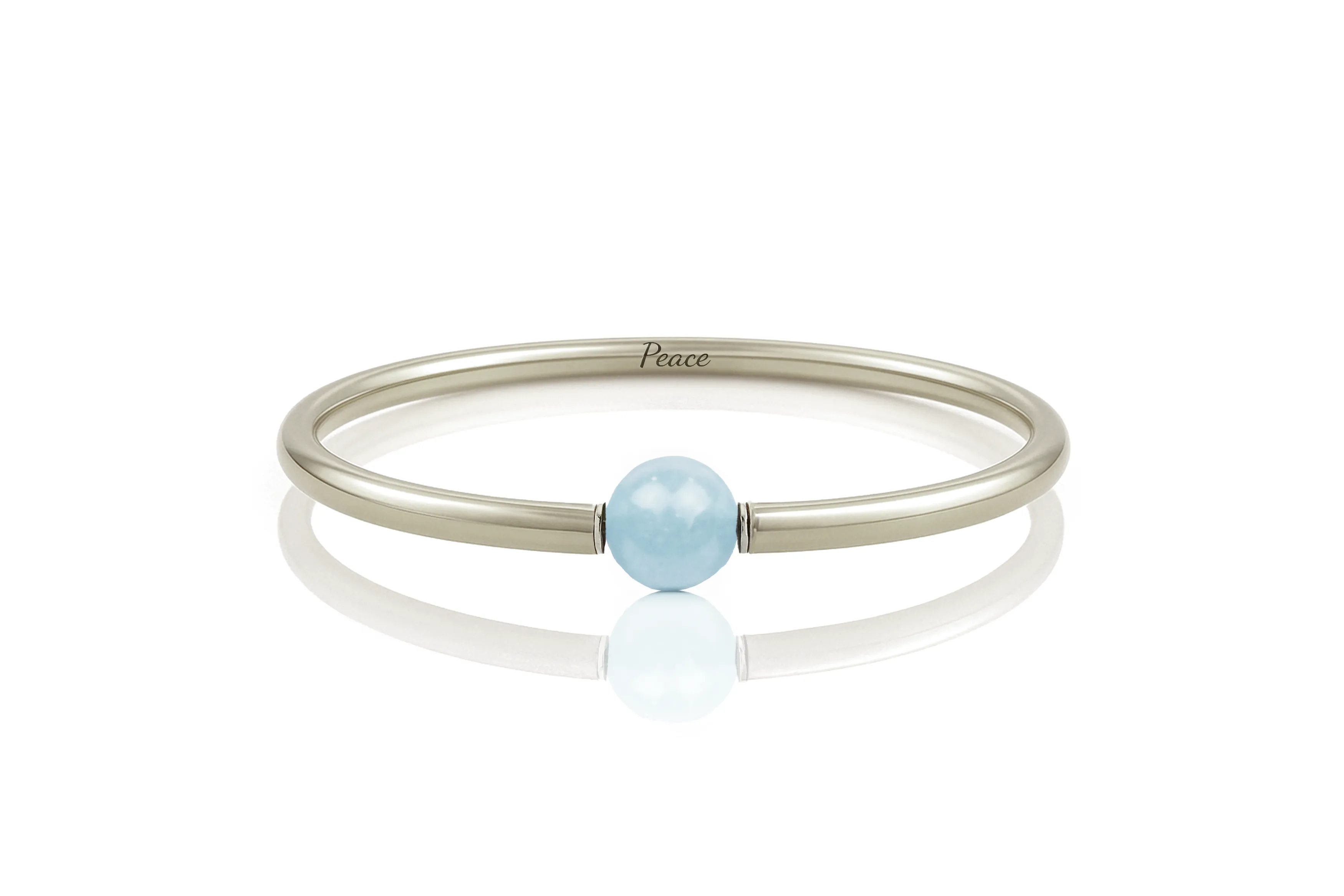 Aquamarine Gold Bracelet