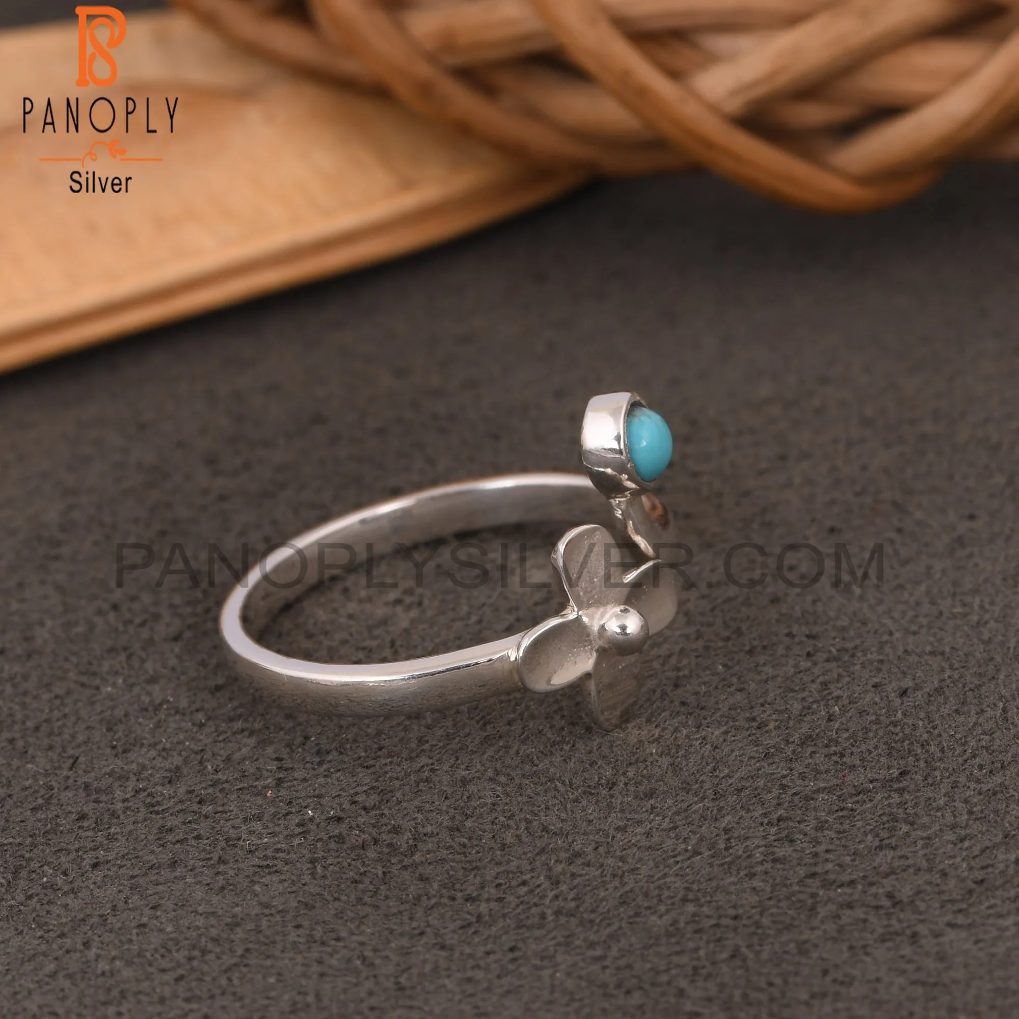 Arizona Turquoise Floral Rings