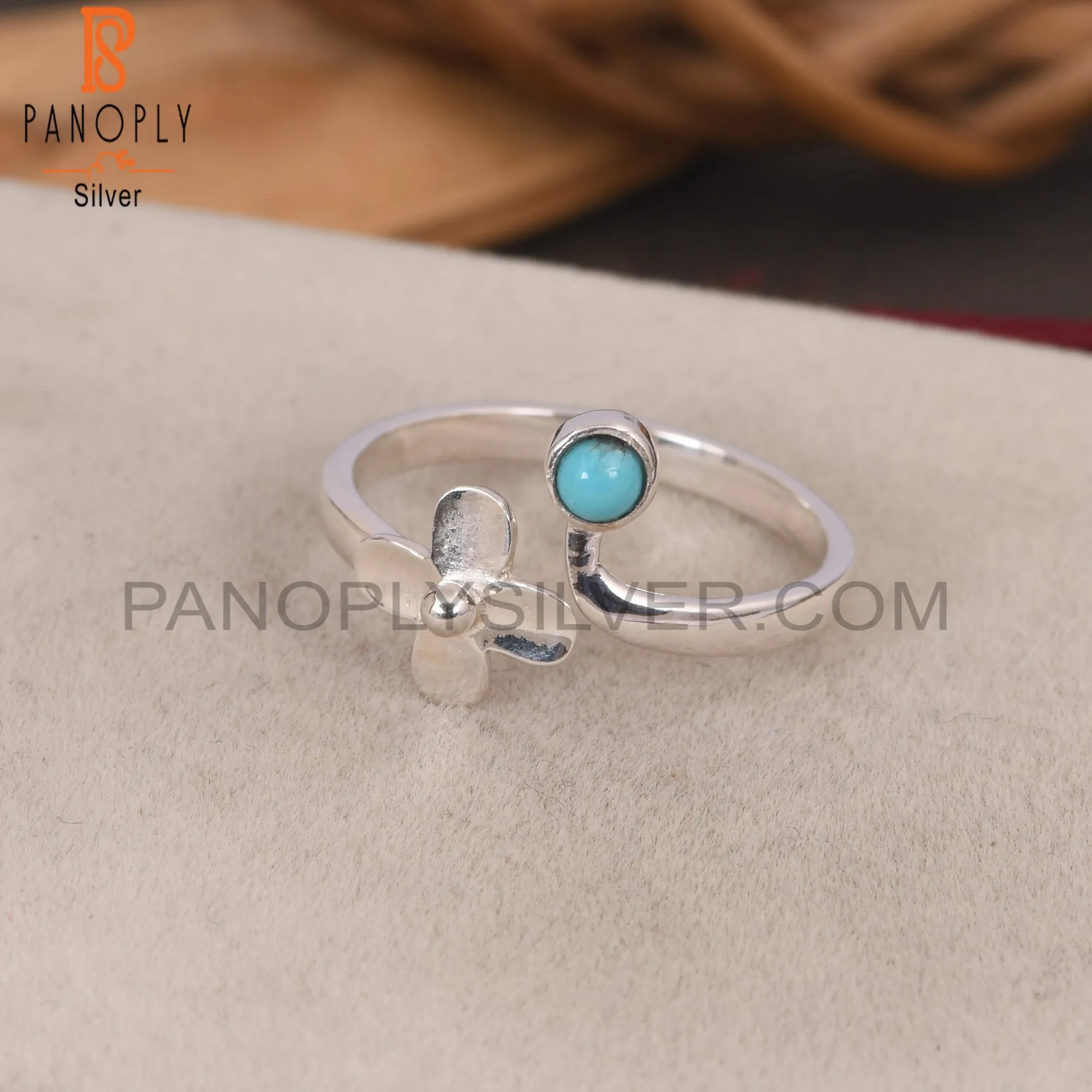 Arizona Turquoise Floral Rings