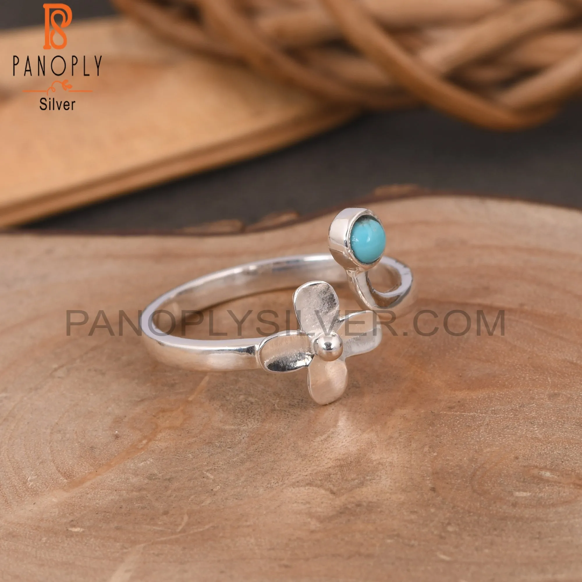 Arizona Turquoise Floral Rings