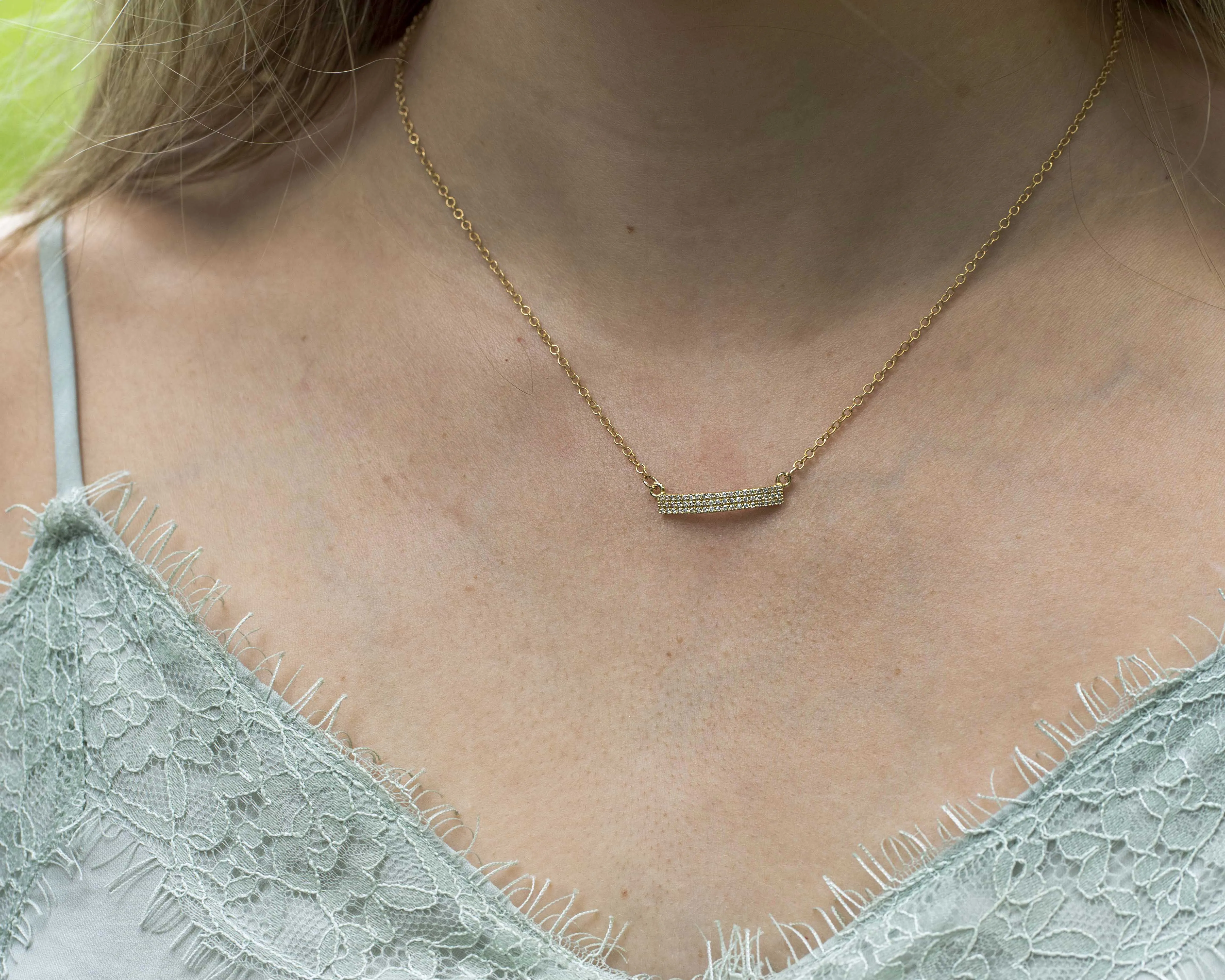 Art Deco Bar Necklace