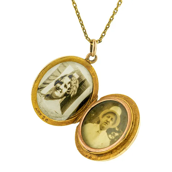 Art Deco Horse Head Diamond Locket