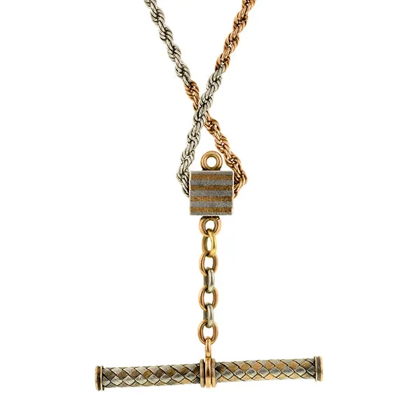 Art Deco Watch Chain Necklace