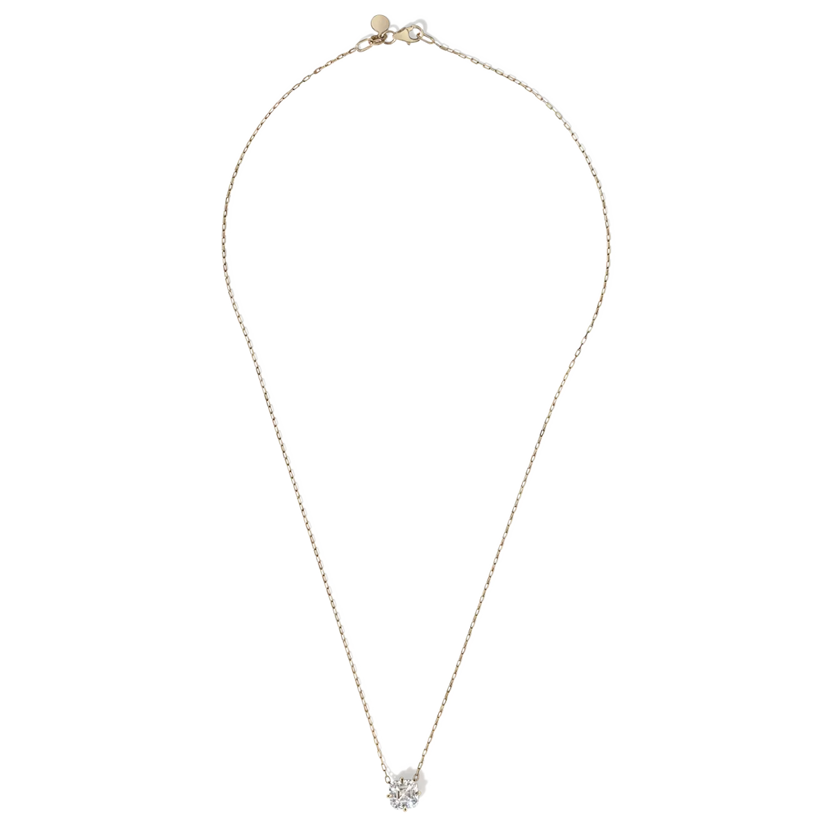 Asscher Diamond Solitaire Pendant
