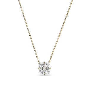 Asscher Diamond Solitaire Pendant