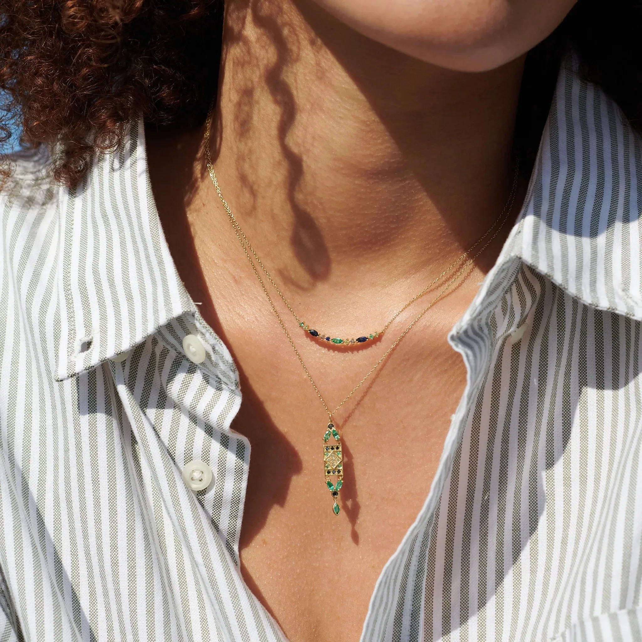 Ava Necklace 1 - Vert (By Special Order)