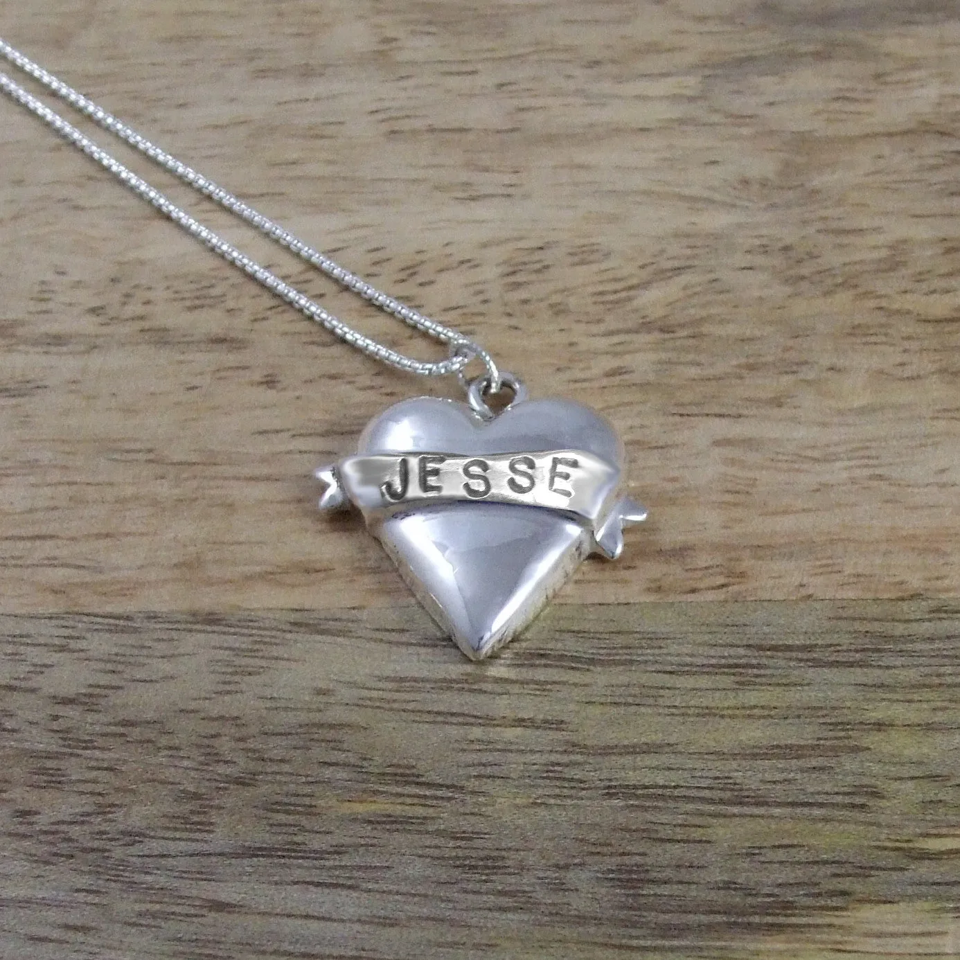 Banner Heart Pendant