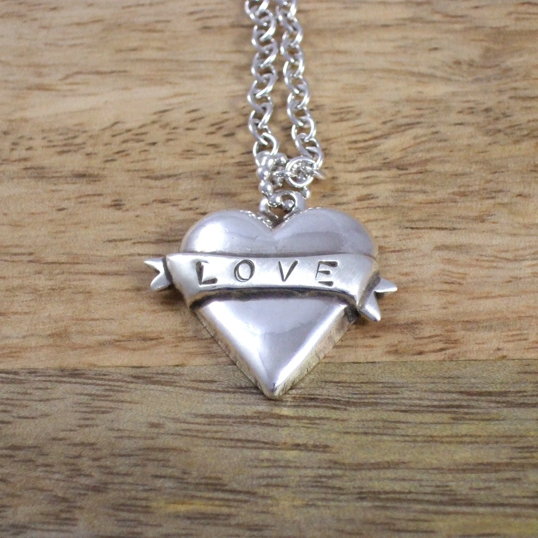 Banner Heart Pendant
