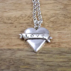 Banner Heart Pendant