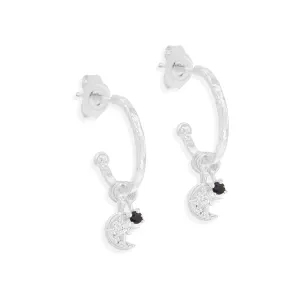 BATHED IN YOUR LIGHT HOOPS SILVER